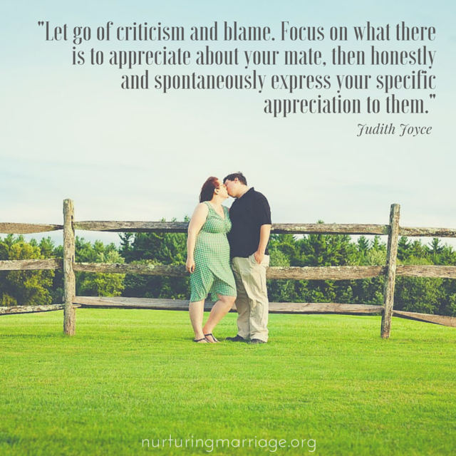 Let go of criticism and blame. #bestmarriagewebsite