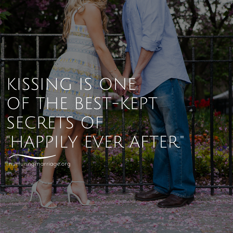 Yes, kissing is one of the best-kept secrets of 