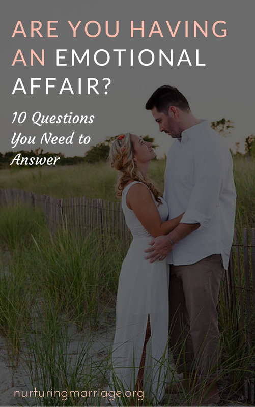 These questions are so helpful to know if you are having an emotional affair or not!